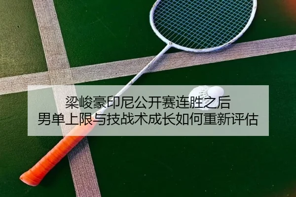 梁峻豪印尼公开赛连胜之后 男单上限与技战术成长如何重新评估